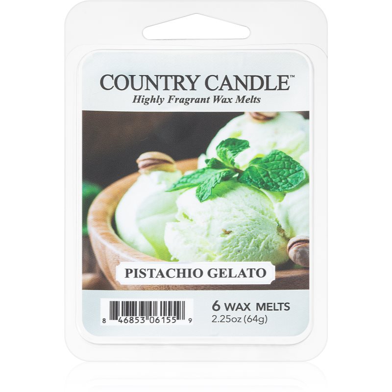 Country Candle Pistachio Gelato cera para lámparas aromáticas 64 g