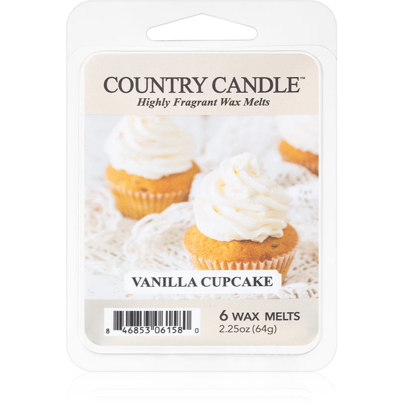 Country Candle Vanilla Cupcake cera para lámparas aromáticas 64 g