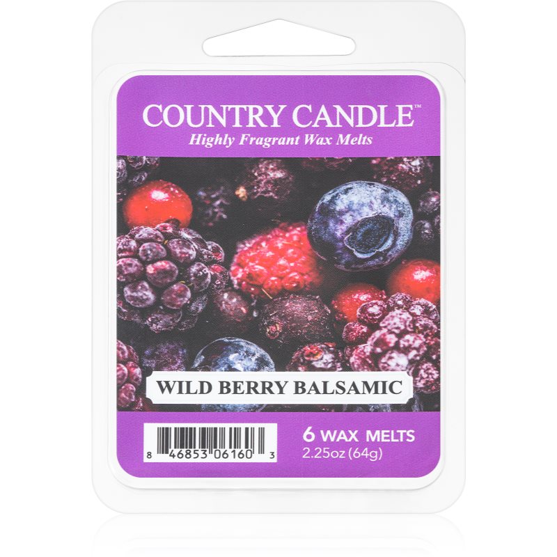 Country Candle Wild Berry Balsamic cera para lámparas aromáticas 64 g