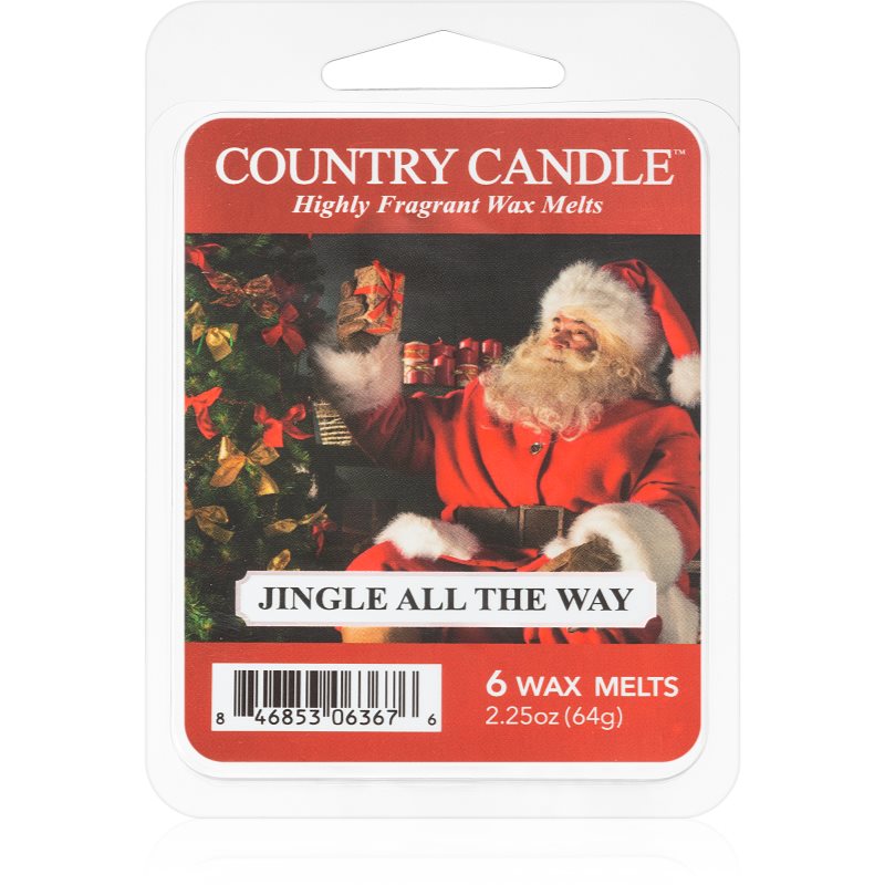 Country Candle Jingle All The Way cera para lámparas aromáticas 64 g