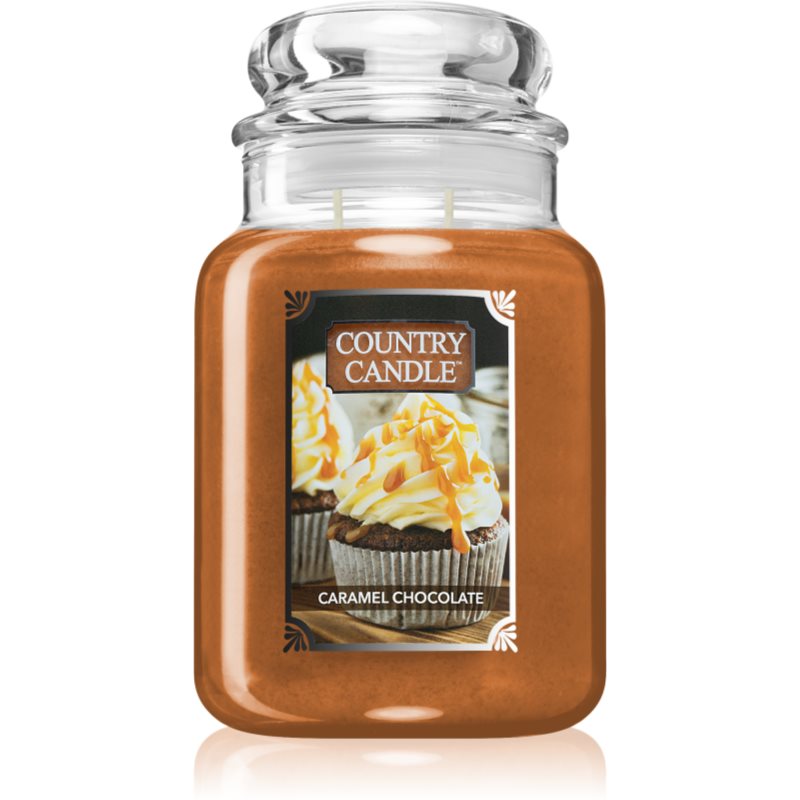 Country Candle Caramel Chocolate dišeča sveča 680 g