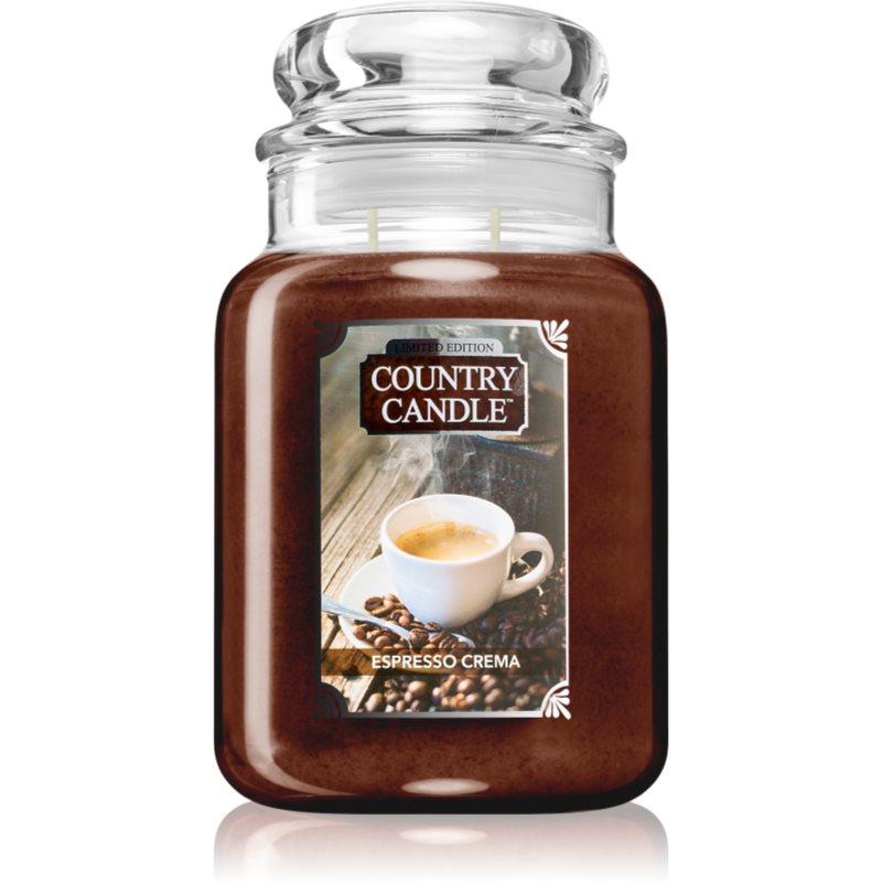 Country Candle Espresso Crema dišeča sveča 680 g