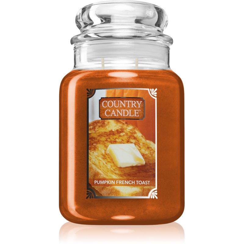 Country Candle Pumpkin & French Toast dišeča sveča 680 g