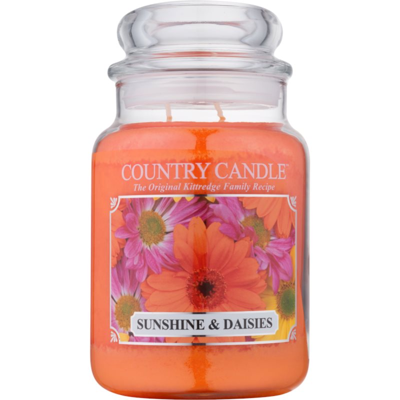 Country Candle Sunshine & Daisies dišeča sveča 652 g