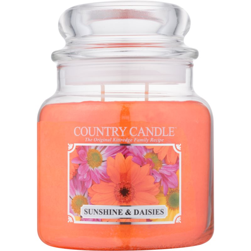 Country Candle Sunshine & Daisies dišeča sveča 453 g