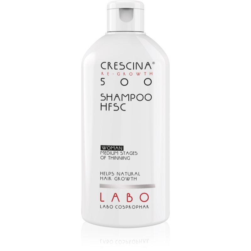 Crescina 500 Re-Growth Shampoo gegen Haarausfall und schütteres Haar für Damen 500 200 ml