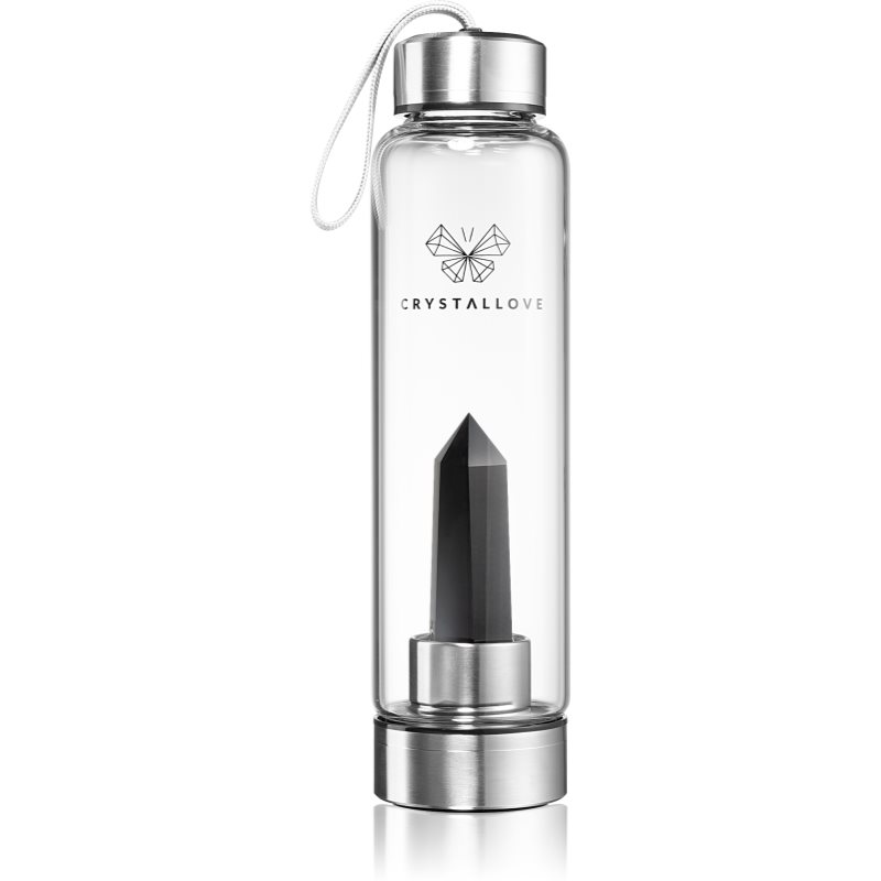 Crystallove Bottle Black Obsidian бутилка за вода 550 мл.