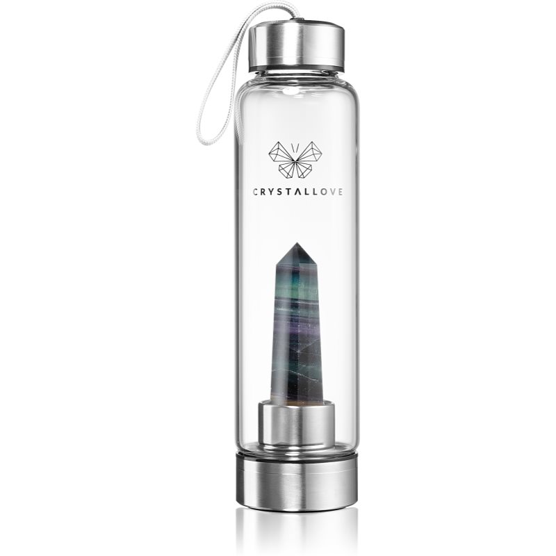 Crystallove Bottle Amethyst steklenica za vodo 550 ml