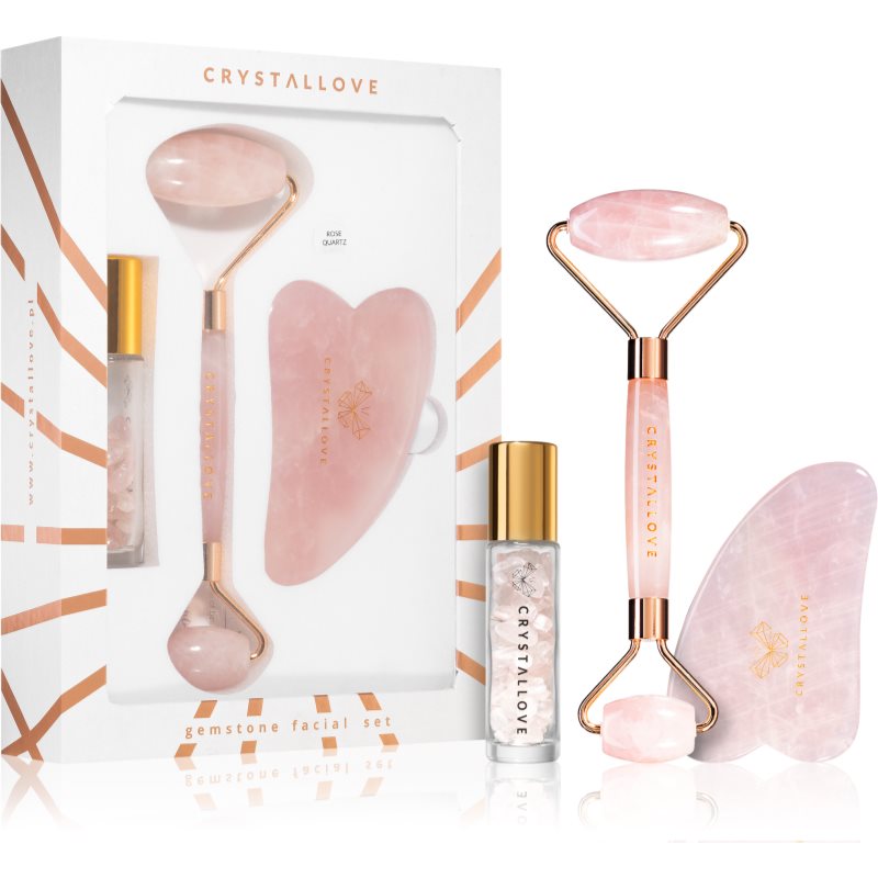 Crystallove Quartz Beauty Set Rose комплект за грижа за лице