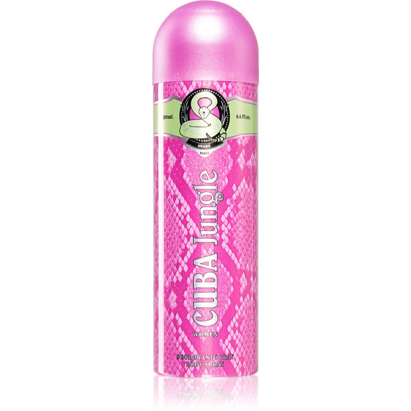 Cuba Jungle Snake deodorant spray para mulheres 200 ml