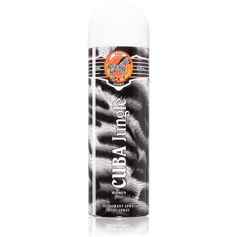 Cuba Jungle Zebra desodorante para mujer 200 ml
