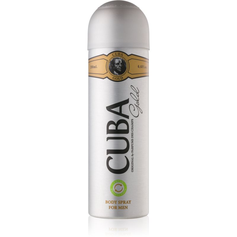 Cuba Gold spray corporal para hombre 200 ml