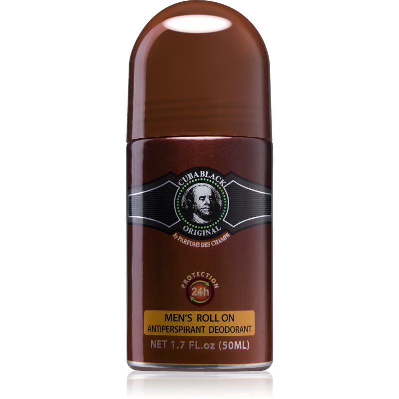 Cuba Black desodorante roll-on  para hombre 50 ml