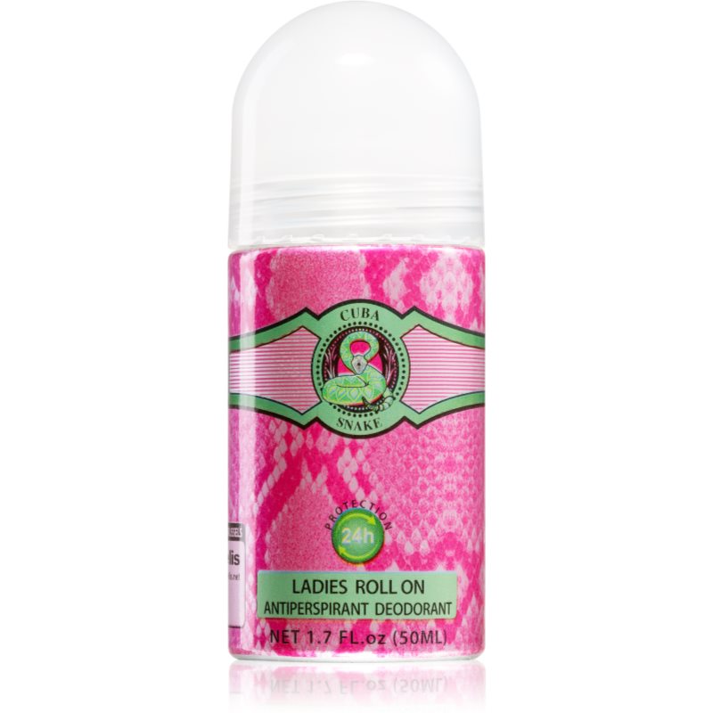 Cuba Jungle Snake dezodorant antiperspirant s kroglico za ženske 50 ml