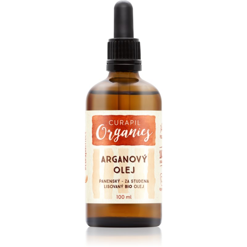 Curapil Organics aceite de argán para cuerpo y cabello 100 ml