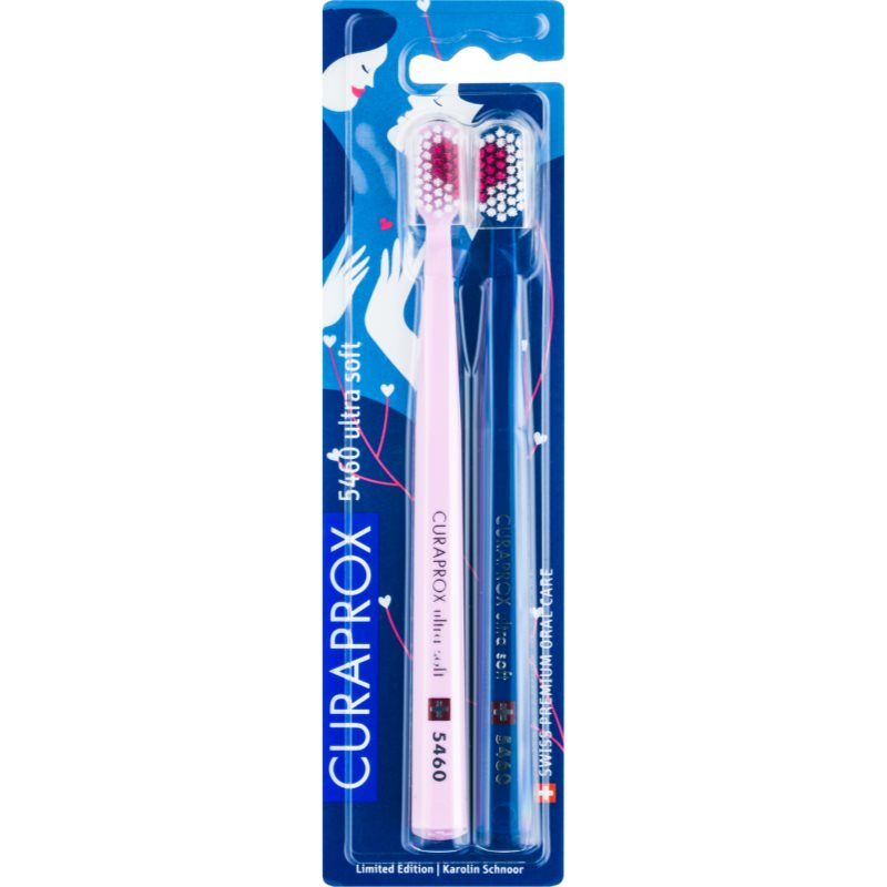 

Curaprox Limited Edition Love Edition зубні щітки 2 шт кольорові варіації