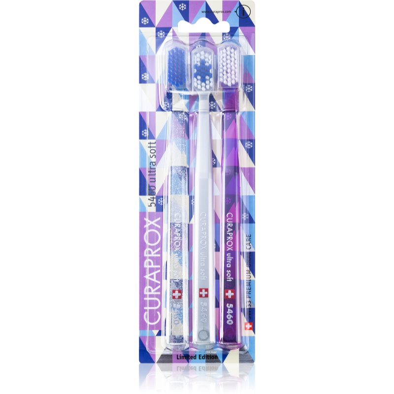 Curaprox Limited Edition Winter Art escova de dentes ultra-soft 5460 ultra soft 3 un.