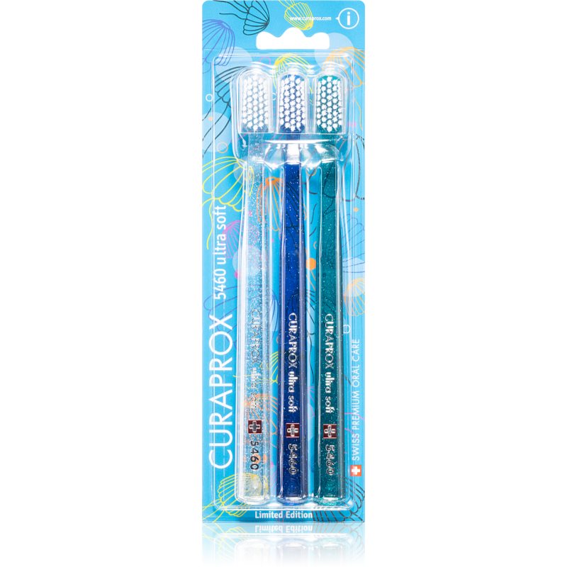 Curaprox Limited Edition Jellyfish cepillo de dientes ultra-suave 5460 ultra soft 3 ud