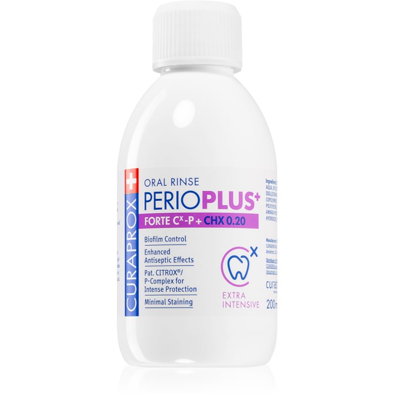 Curaprox Perio Plus+ Forte 0.20 CHX elixir bocal 200 ml
