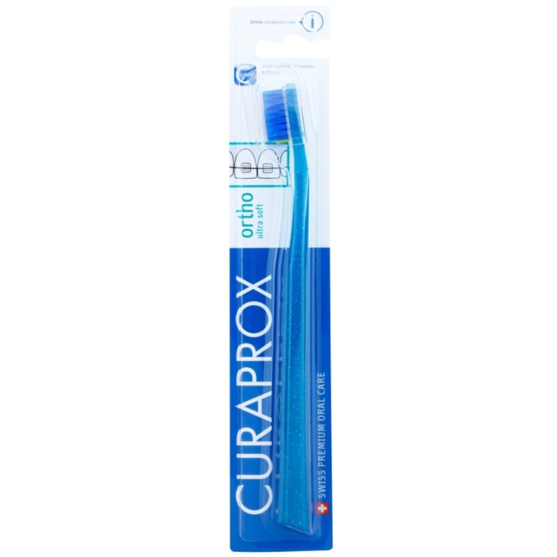 Curaprox Ortho Ultra Soft 5460 cepillo de dientes para ortodóncia para usuarios de aparatos fijos
