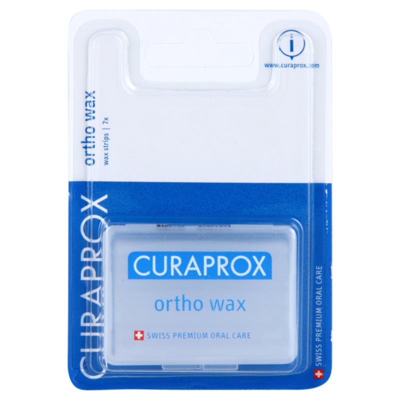 Curaprox Ortho Wax kieferorthopädisches Wachs für Zahnklammern 7 St.