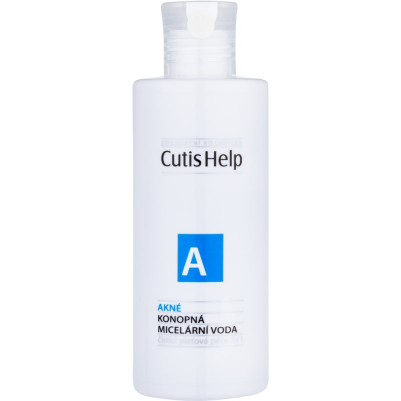 CutisHelp Health Care A - Acne mizellares Wasser mit Hanf 3 in 1 für problematische Haut, Akne 200 ml