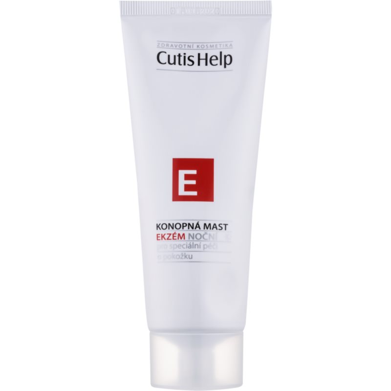 CutisHelp Health Care E - Eczema Nachtcreme mit Hanf beim Auftreten von Ekzemen Für Gesicht und Körper 100 ml