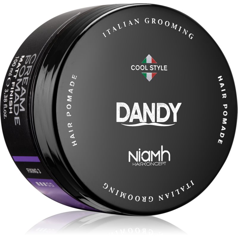 DANDY Cream Pomade Matt Finish pomada matificante para cabello 100 ml