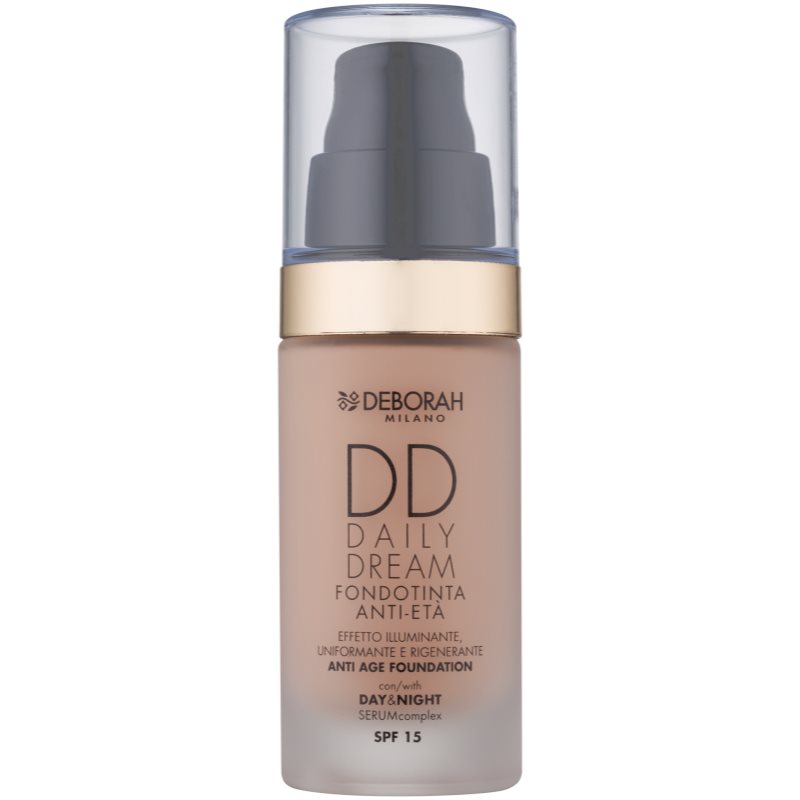 

Deborah Milano DD Daily Dream тональний крем проти старіння шкіри SPF 15 відтінок 00 Ivory