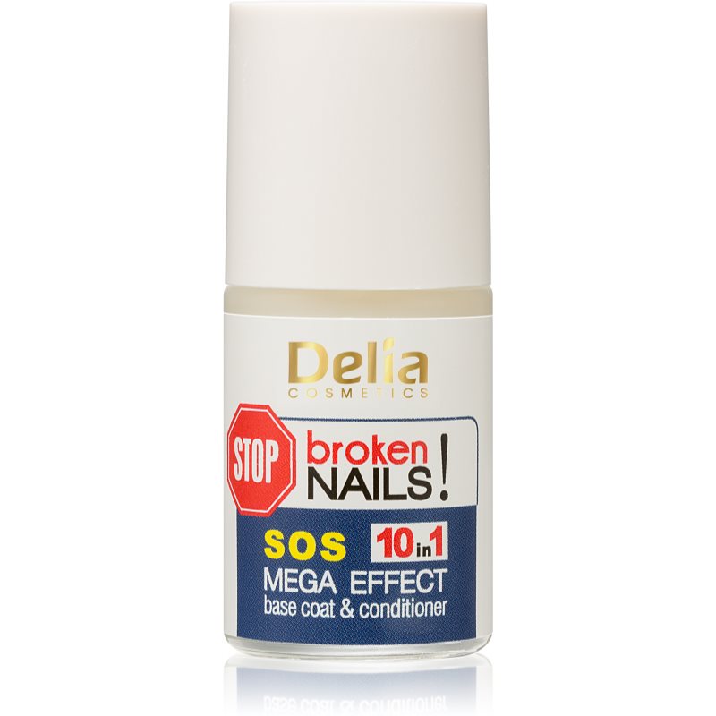 Delia Cosmetics Coral tratamento de unhas profissional 10 em 1 11 ml