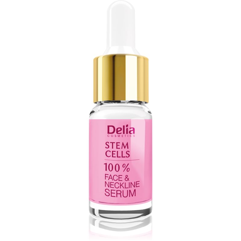 Delia Cosmetics Professional Face Care Stem Cells sérum intensivo reafirmante antirrugas com células estaminais para rosto, pescoço e decote 10 ml