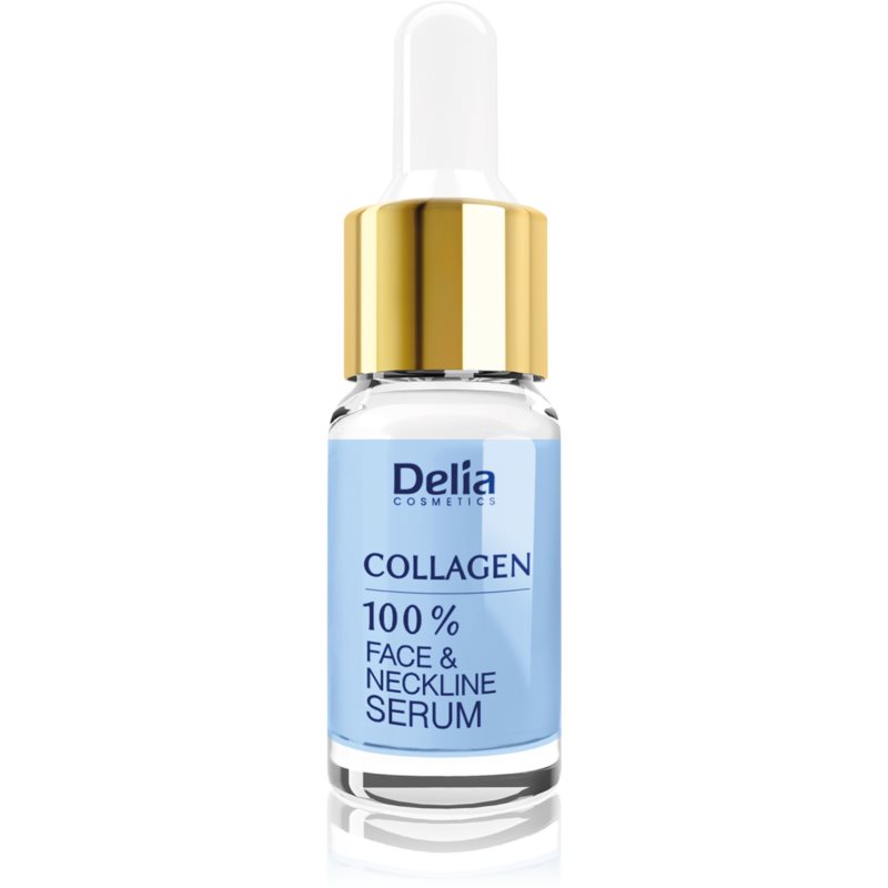 Delia Cosmetics Professional Face Care Collagen sérum intensivo antirrugas para rosto, pescoço e decote 10 ml