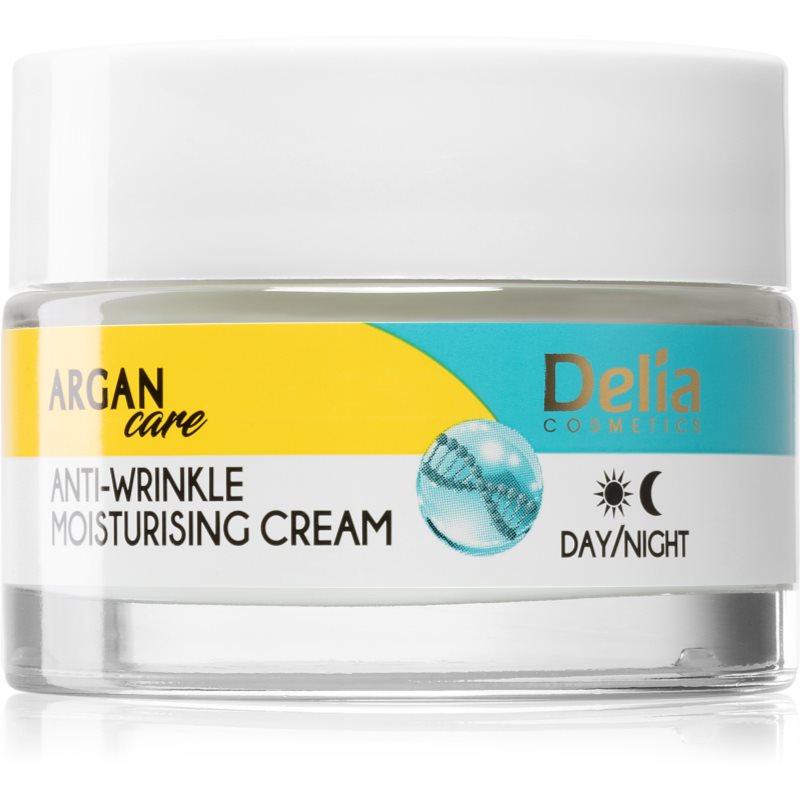 Delia Cosmetics Argan Care tiefenwirksame feuchtigkeitsspendende Creme gegen Falten 50 ml