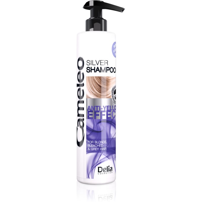 Delia Cosmetics Cameleo Silver Shampoo neutralisiert gelbe Verfärbungen 250 ml