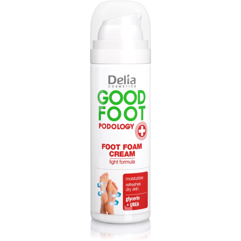 Delia Cosmetics Good Foot Podology espuma hidratante para pies 60 ml