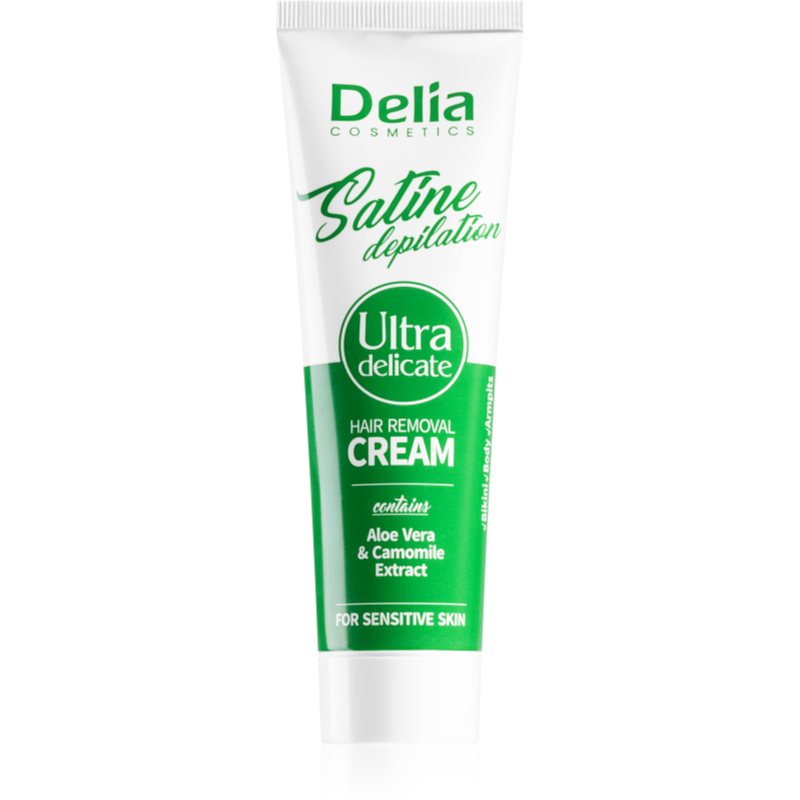 Delia Cosmetics Satine Depilation Ultra-Delicate крем за депилация  за чувствителна кожа