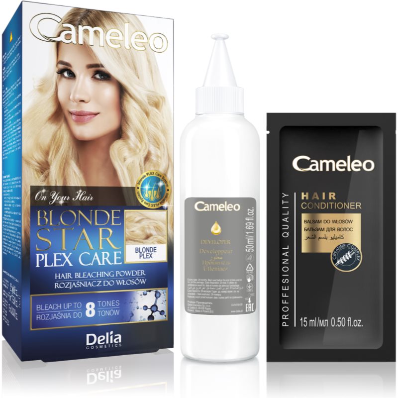 Delia Cosmetics Cameleo Blonde Star Plex Care rozjaśniacz w proszku 25 g