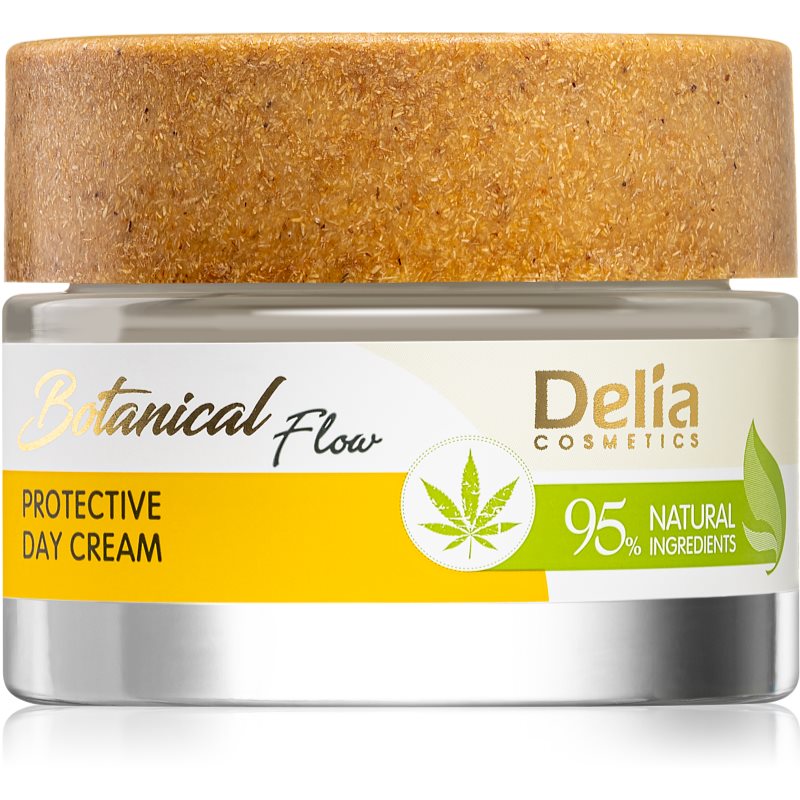 Delia Cosmetics Botanical Flow Hemp Oil crema de día protectora 50 ml