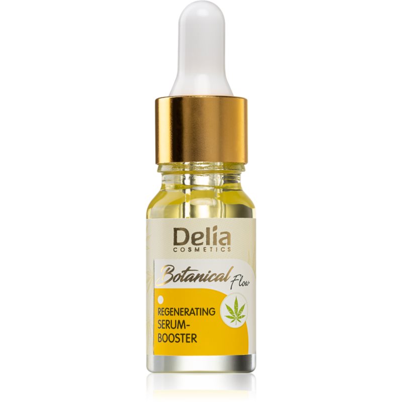 Delia Cosmetics Botanical Flow Hemp Oil sérum regenerador para pele seca a sensível 10 ml