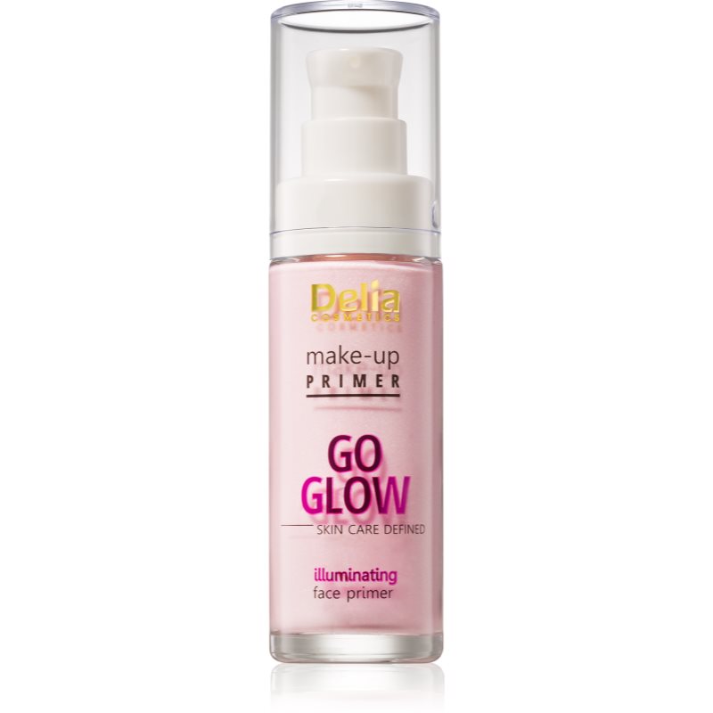 Delia Cosmetics Skin Care Defined Go Glow pré-base para iluminar e unificar a pele 30 ml