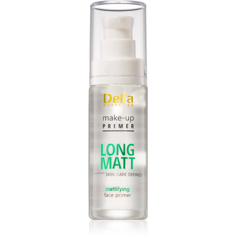 Delia Cosmetics Skin Care Defined Long Matt prebase de maquillaje de acabado mate 30 ml