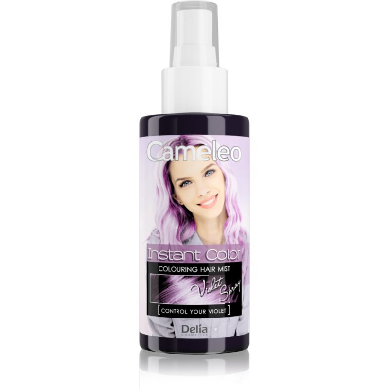 Delia Cosmetics Cameleo Instant Color coloração tonificante para cabelo  em spray tom Control Your Violet 150 ml