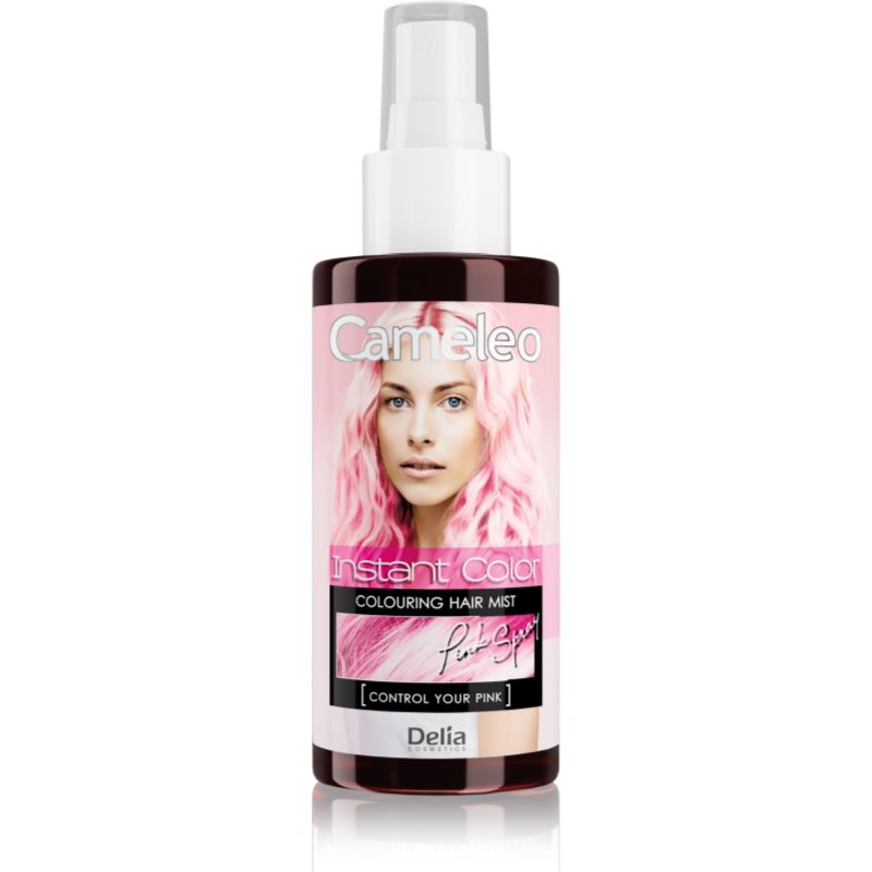 Delia Cosmetics Cameleo Instant Color coloração tonificante para cabelo  em spray tom Control Your Pink 150 ml
