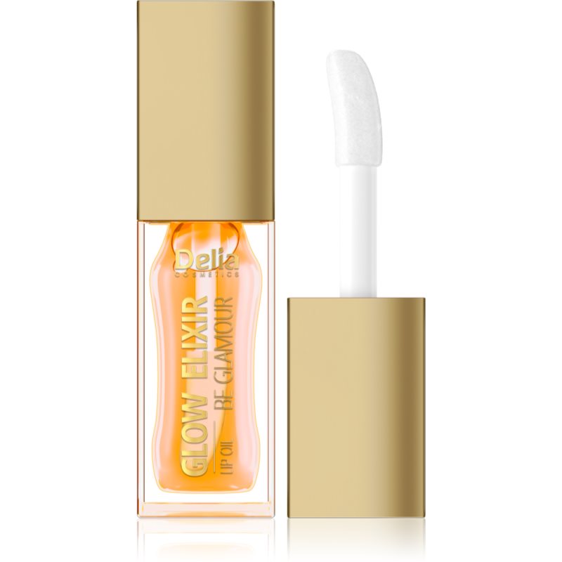 Delia Cosmetics Glow Elixir Be Glamour aceite nutritivo para labios tono Lovely 8 ml