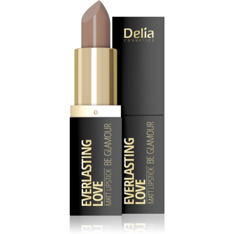 Delia Cosmetics Everlasting Love Be Glamour szminka matująca odcień 301 happy 4 g