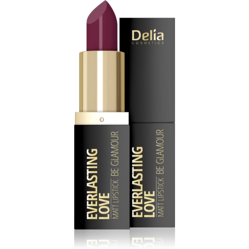 Delia Cosmetics Everlasting Love Be Glamour матиращо червило цвят 308 cute 4 гр.