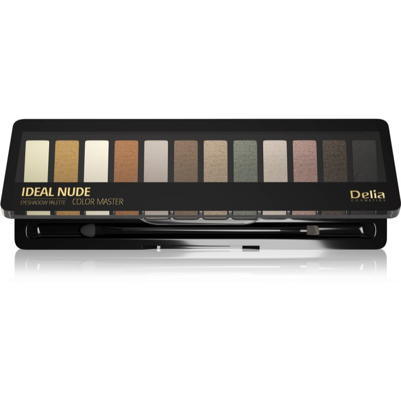 Delia Cosmetics Ideal Nude Color Master палитра сенки за очи цвят 01 18 гр.