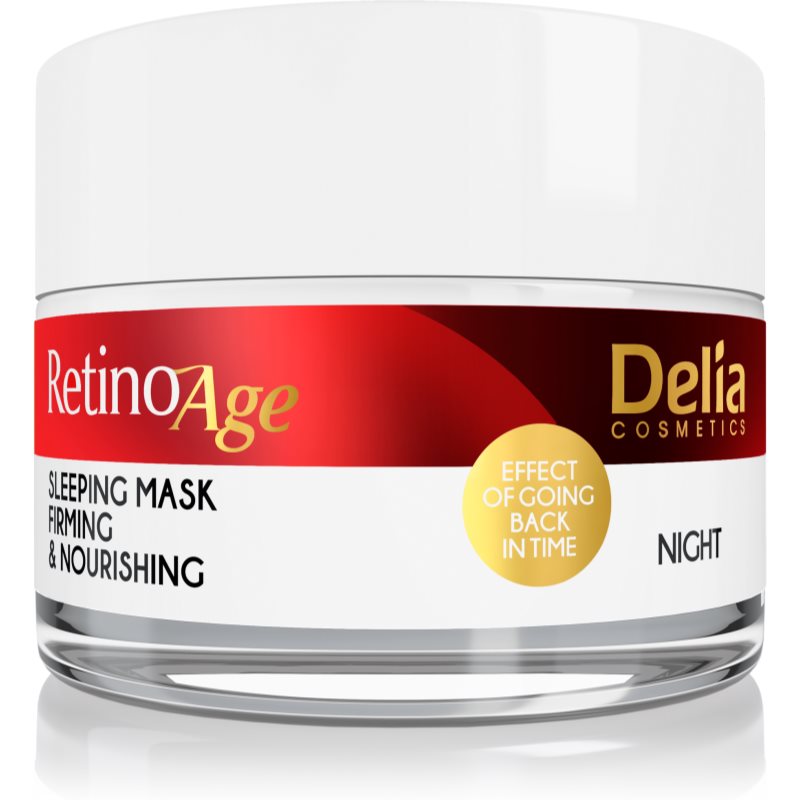 Delia Cosmetics Retino Age mascarilla nutritiva y reafirmante para la noche 50 ml