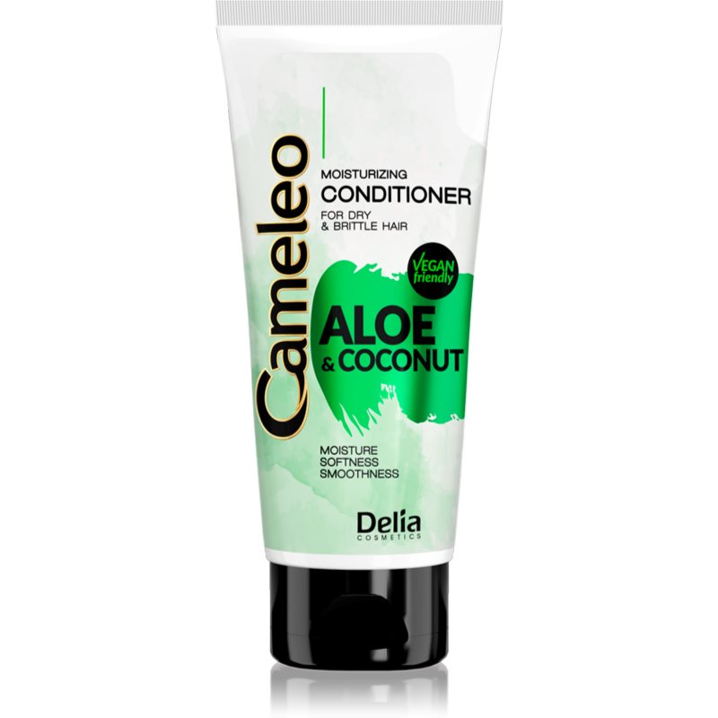 Delia Cosmetics Cameleo Aloe & Coconut acondicionador hidratante  para cabello seco y delicado 200 ml