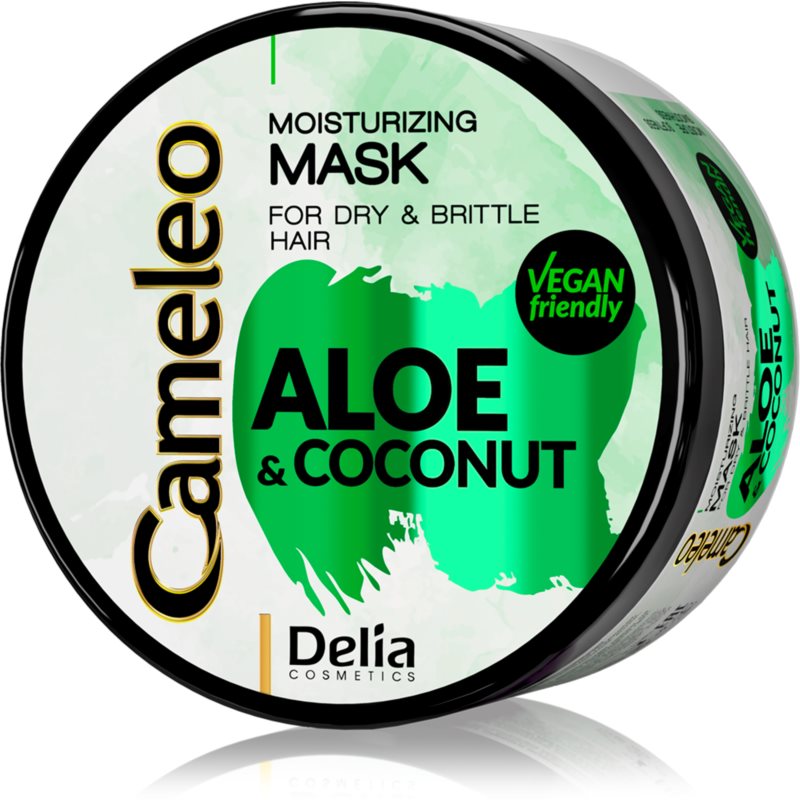 Delia Cosmetics Cameleo Aloe & Coconut mascarilla hidratante para cabello seco y delicado 200 ml